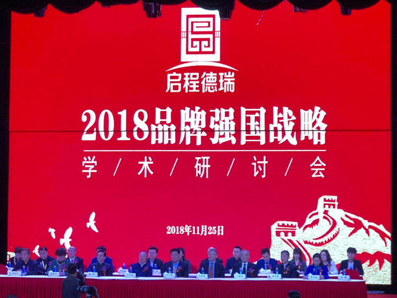 会长王治国出席2018品牌强国战略学术研讨会并与企业家座谈