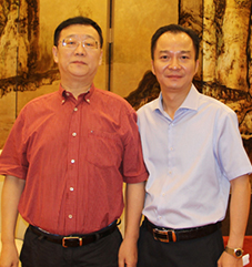 秘书长方国辉与重庆市政协副主席李钺锋合影